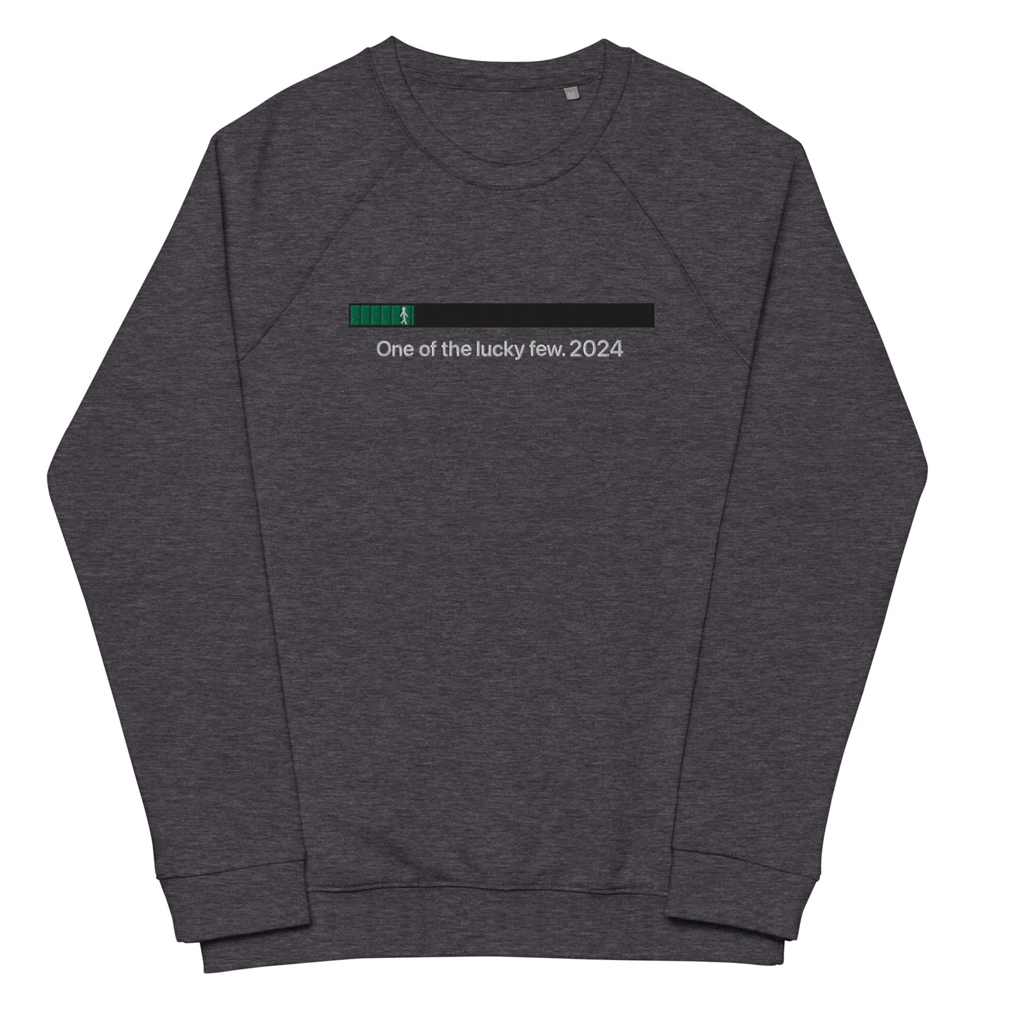 The Lucky Few Embroidered Sweatshirt- Dark Grey