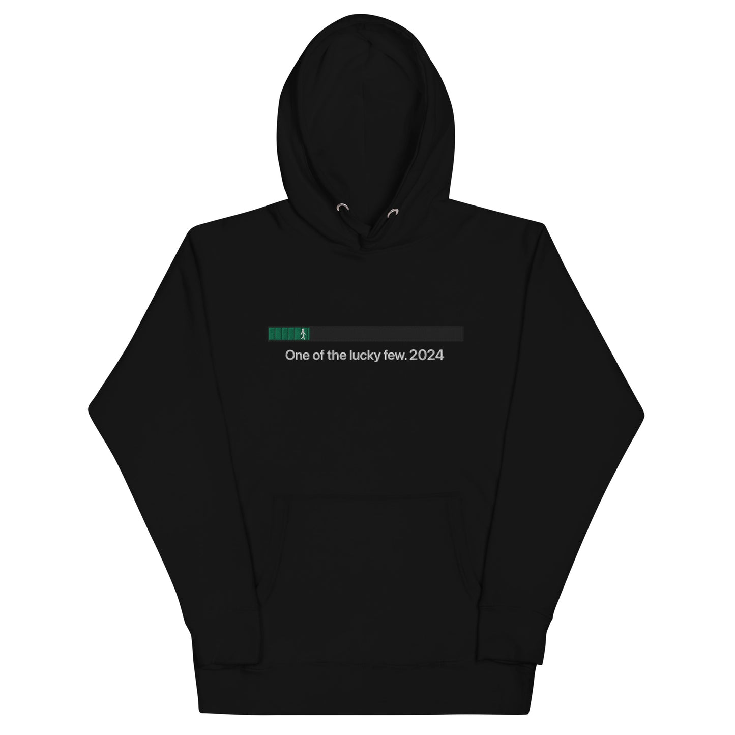 The Lucky Few Embroidered Hoodie- Black