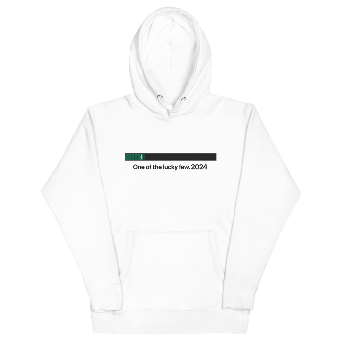 The Lucky Few Embroidered Hoodie- White