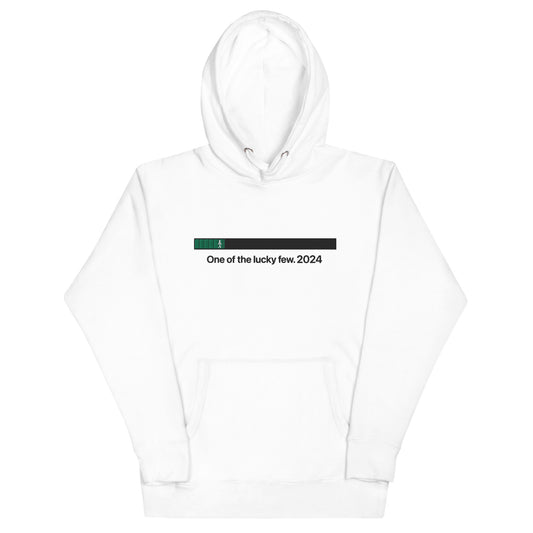 The Lucky Few Embroidered Hoodie- White